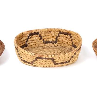 Lot 237 three mexican baskets