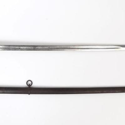 Lot 17 english infantry officers sword w knot