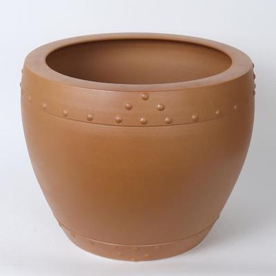 Sale Photo Thumbnail #436: Lot 436 chinese brown flower pot