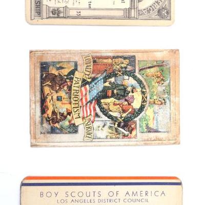 Lot 246 trio of boy scouts of america memorabilia