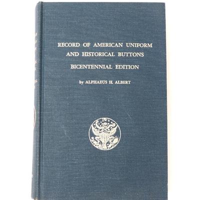 Lot 233 record of american uniform and historical buttons book