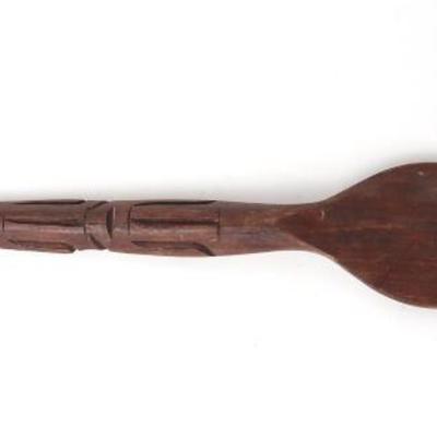 Lot 239 large wooden wall fork