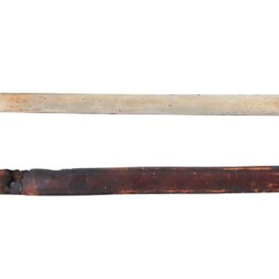 Lot 13 spanish colonial bear pommel sword wsheath