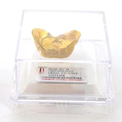 Lot 370 cased chinese high wing ingot