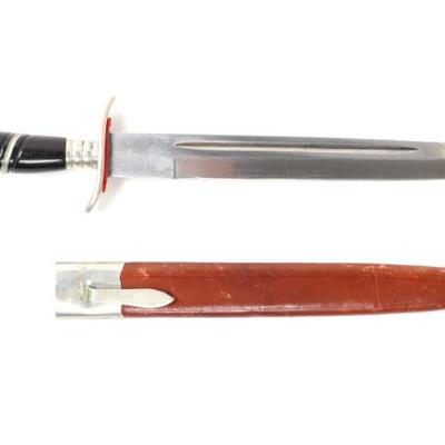Lot 12 european hunting knife wscabbard circa late 1800s