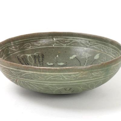 Lot 336 wonderful celadon korean ceramic bowl