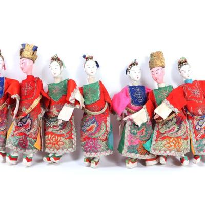 Lot 449 collection of chinese opera dolls puppets circa 1950 70s