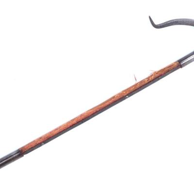 Lot 22 silver inlaid indo persian war hammer 19th c.