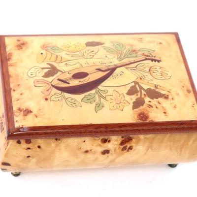 Lot 214 lovely hand painted jewelry box isle of capri