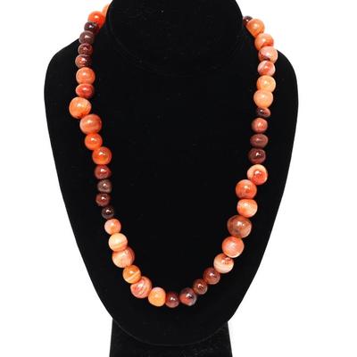 Lot 210 gorgeous ancient himalayan carnelian beads