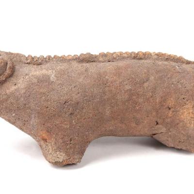 Lot 477 koma zoomorphic reptilian northern ghana