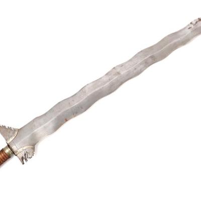 Lot 55 wavy moro kris sword pre wwii