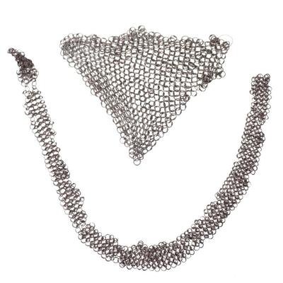 Lot 81 early element of european chainmail armour 16th 17th c.