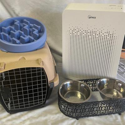 Pet Supplies Including A Wins Air Purifier 