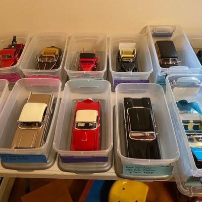 Diecast car collection