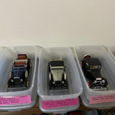 Diecast car collection
