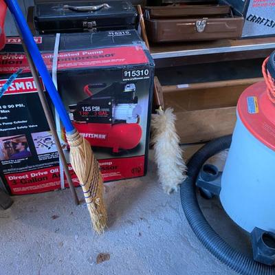 Air compressor + shop vac