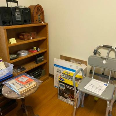 Bathroom equipment. Various radios