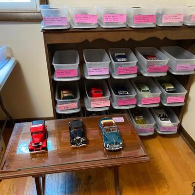 Diecast car collection