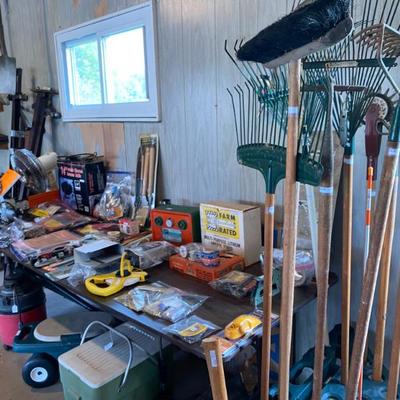 Garage packed full