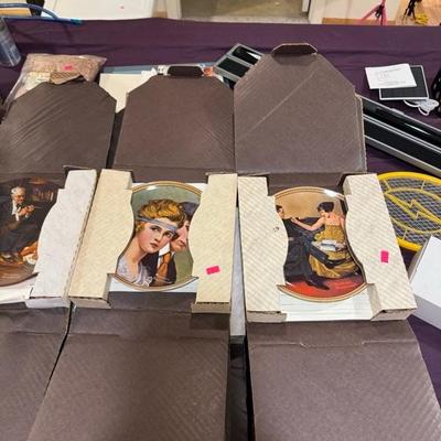 Norman Rockwell plates