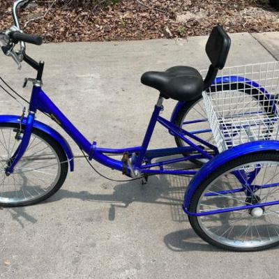 Three wheeled bicycle
