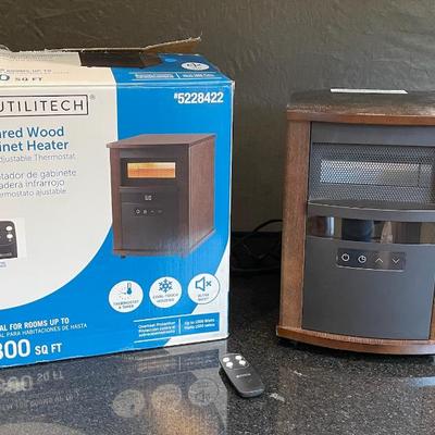 Wood cabinet heater