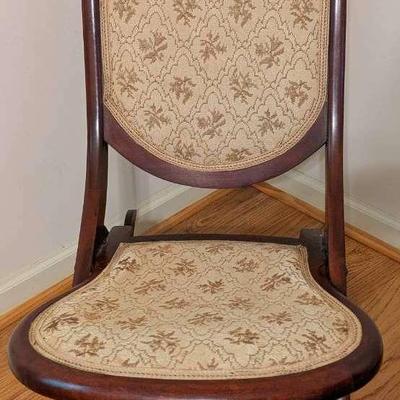 Antique Tapestry Rocker