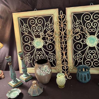 Great Home Decor Featuring Opalescent Fenton Glass Vase
