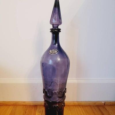 Vintage Amethyst Rossini Decanter