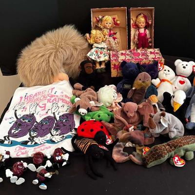 Collection Of Vintage Toys Including Vogue Ginny Dolls