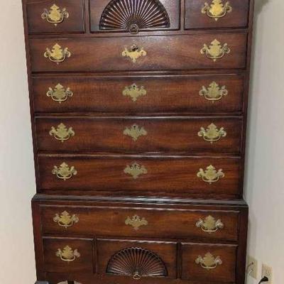 Vintage Kindle New England Style High Boy Chest