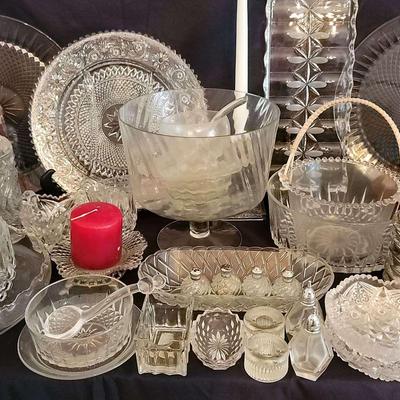 Various Glassware for Serving and Decor