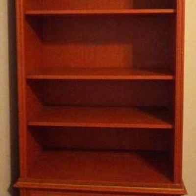 Bassett Furniture Red Stained Hutch 
