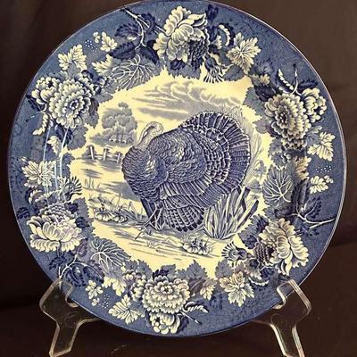 Wood & Sons Late 19th Century Turkey Plate
