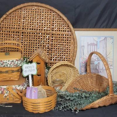 Vintage Woven Drying Basket And More