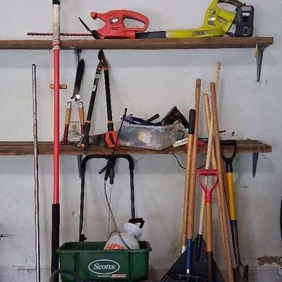 Black & Decker Hedge Trimmer, Ryobi Blower, Scott's Spreader & More