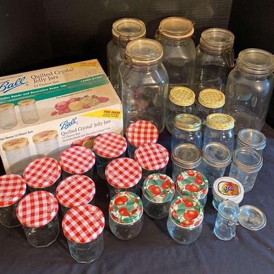 New & Used Canning Jars Featuring Ball