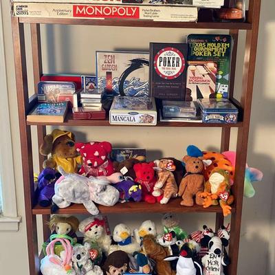 Vintage Games, Marbles, & TY Animals