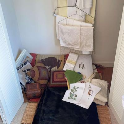 Linens Featuring Ralph Lauren & Vanity Living Faux Fur Blanket