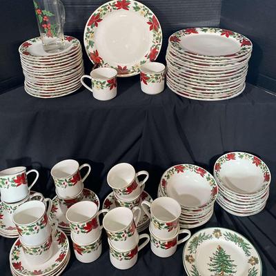Christmas Dishes Featuring Gibson