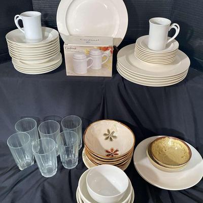 White Dishes Featuring Intro Stoneware