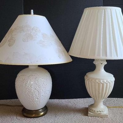 White Table Lamps 