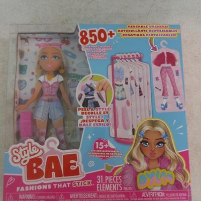Style Bae "Dylan" Fashion Doll & Accessories - 31 Pieces - New in Box