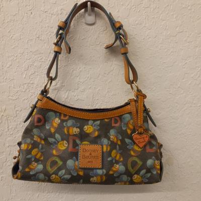 Dooney & Bourke Bumblebee Bag with Multi-Color Zipper