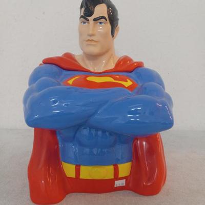 Vintage DC Comics/Vandor Limited Edition Numbered Superman Cookie Jar Sculpted by Roger Sun - New in Box