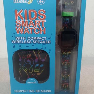 iTech Jr. Kids Smart Watch with Compact Wireless Speaker - Education Through Gamification - New in Box