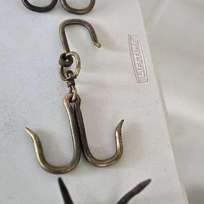 Vintage Primative Butcher Hooks