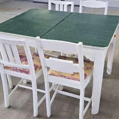 Farmhouse Table With 4 Chairs