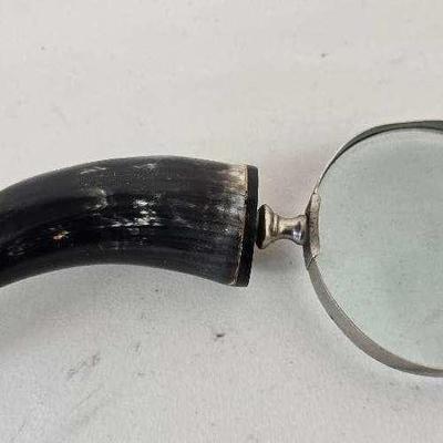Vintage Horn Magnifying Glass